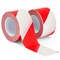2 Pack Caution Tape Roll, Red and White Stripes, High Visibility Barricade Tape, 2.8 In Wide (660 Ft Rolls)